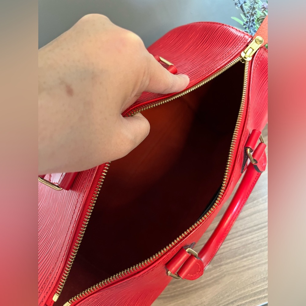 Louis Vuitton Speedy Epi 30 - Red - Picture 8 of 16